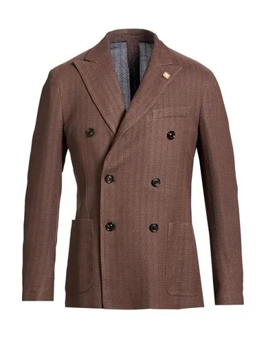 Lardini Man Blazer Chocolate brown