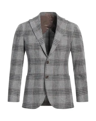 Barba Napoli Man Blazer Grey , Polyamide
