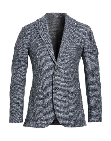 L. b.m. 1911 Man Blazer Navy , Acrylic, Polyester, Virgin Wool