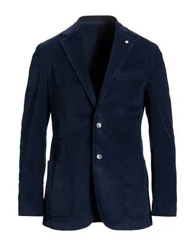 L. b.m. 1911 Man Blazer Midnight blue , Elastane