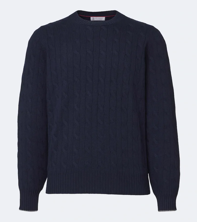 Brunello Cucinelli Cable-knit cashmere sweater