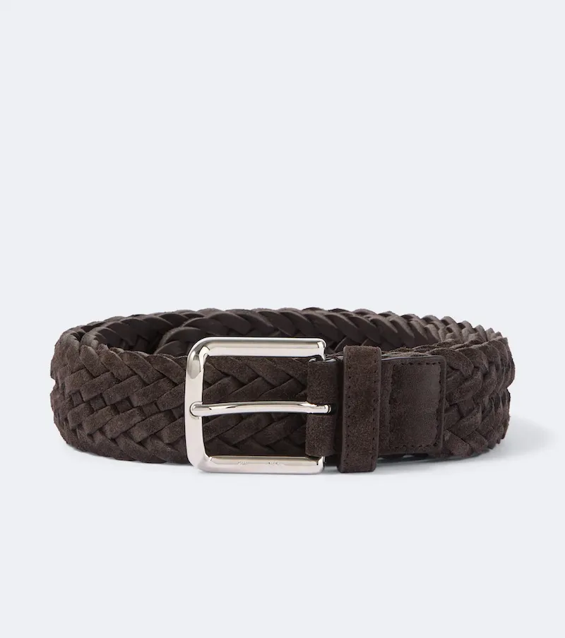 Church's Castoro braided suede belt