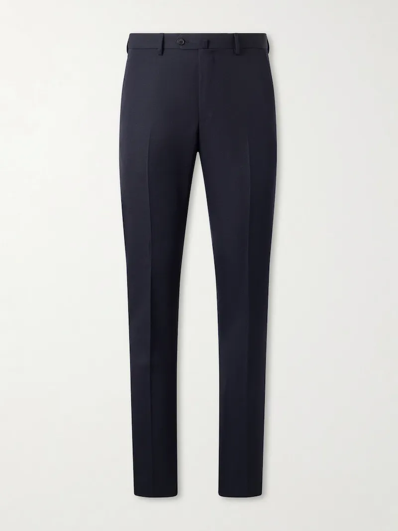 Caruso - Straight-Leg Twill Suit Trousers - Men - Blue