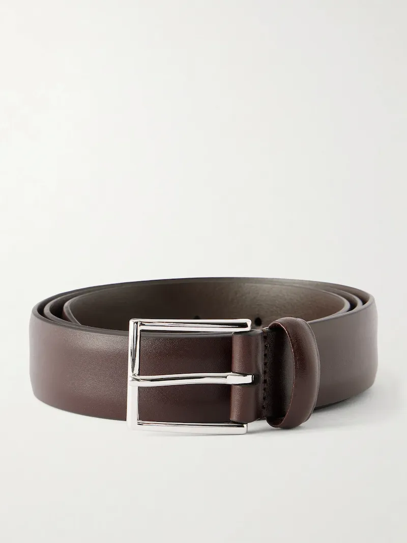 Anderson's - 4cm Calf Leather Belt - Men - Brown