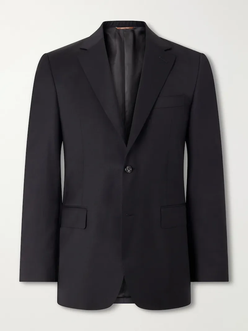 Canali - Impeccabile Wool-Fresco Suit Jacket - Men - Black