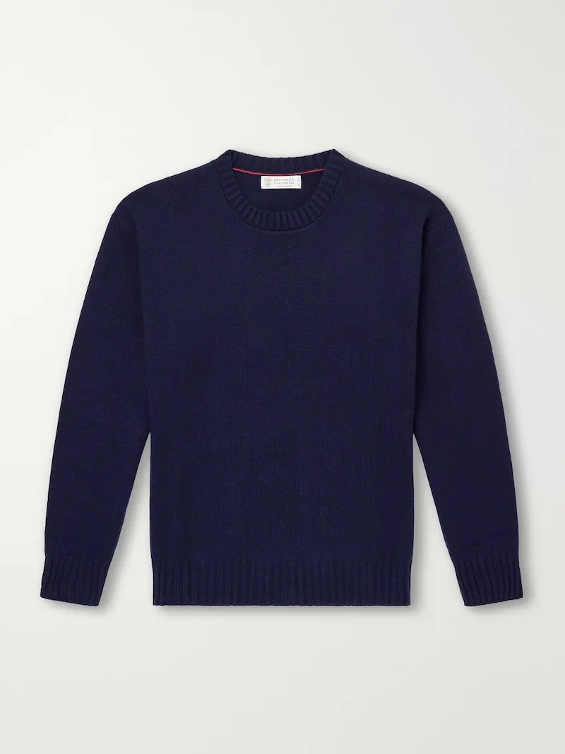 Brunello Cucinelli - Cashmere Sweater - Men - Blue