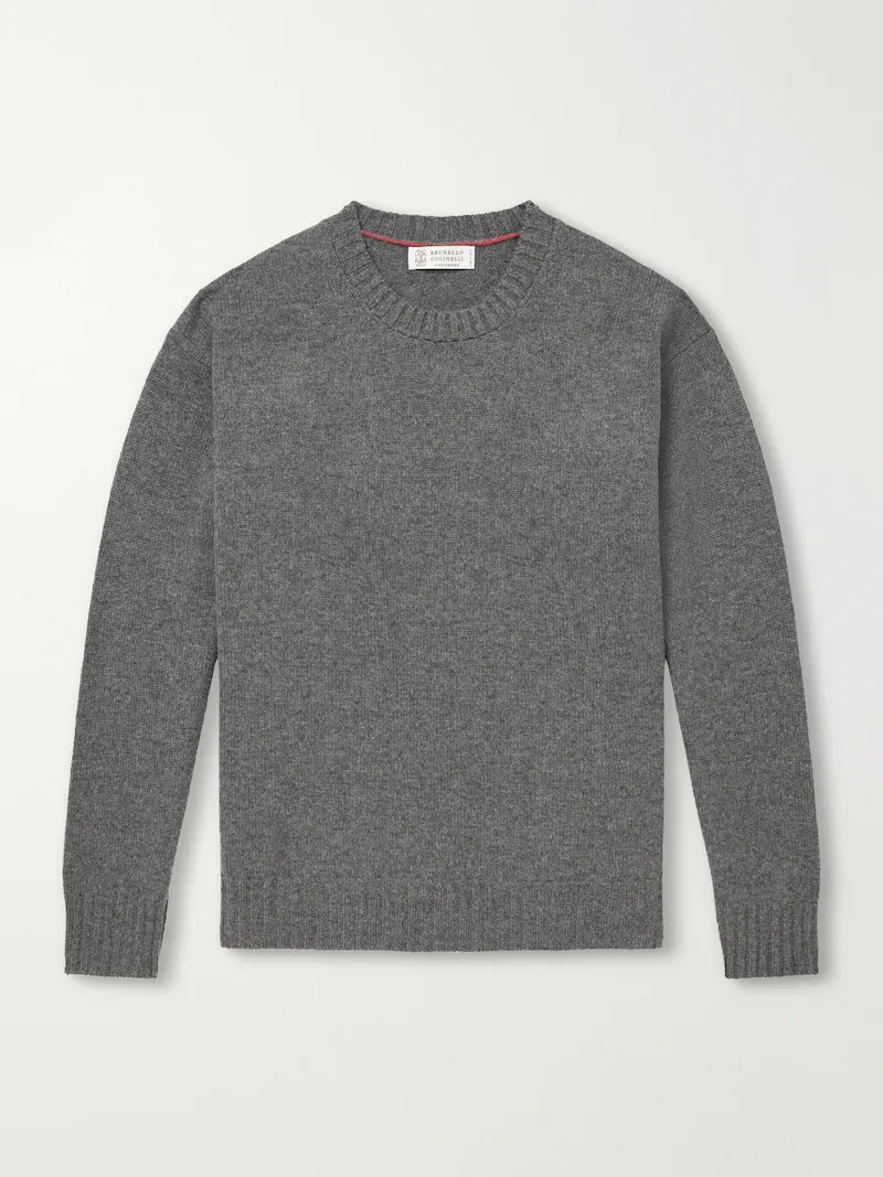 Brunello Cucinelli - Cashmere Sweater - Men - Gray