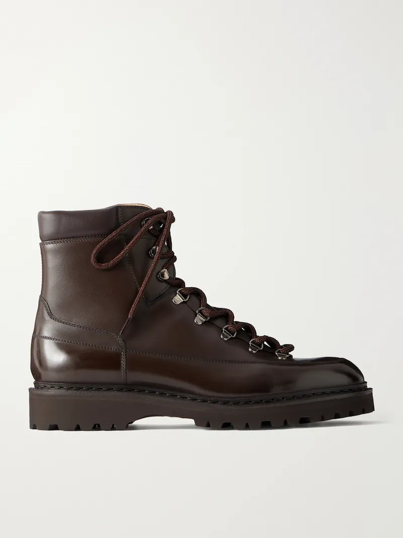 John Lobb - Sommet Leather Hiking Boots - Men - Brown